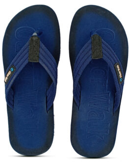 Emboss Comfort Blue FlipFlop for Men