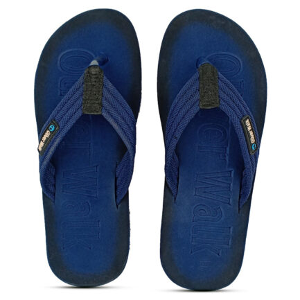 Emboss Comfort Blue FlipFlop for Men - Image 2