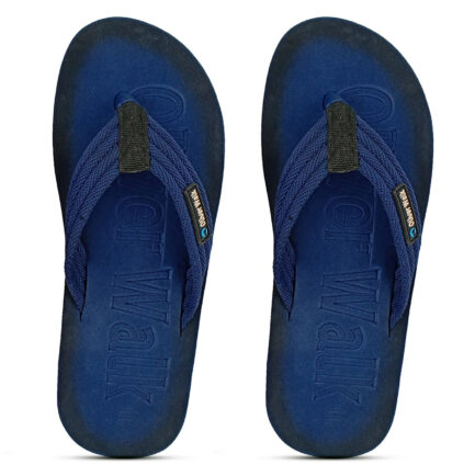 Emboss Comfort Blue FlipFlop for Men - Image 4