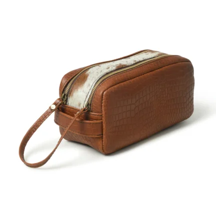 Leather Groomsmen Gift - Leather Toiletry Bag