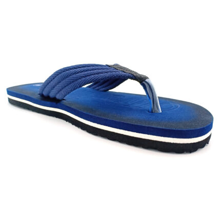 Emboss Comfort Blue FlipFlop for Men - Image 8