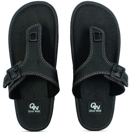 Flip Flop Adda Black for Men - Image 2