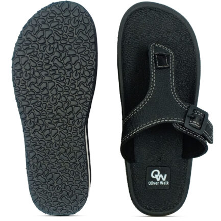 Flip Flop Adda Black for Men - Image 3