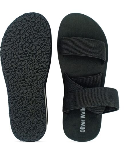 Comfort Black Sandal for Men - Image 2