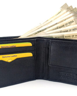 BLACK GENUINE LEATHER WALLET