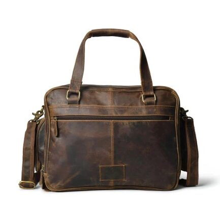 VINTAGE BUFFALO BRIEFCASE BAG | OFFICE USE BRIEFCASE BAG - Image 3