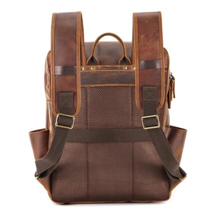 BUFFALO LEATHER BACKPACK | GENUINE LEATHER BACKPACK - Image 3