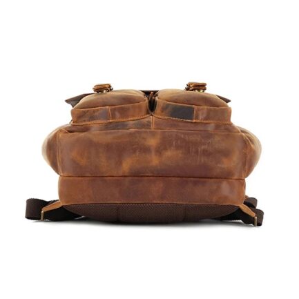 BUFFALO LEATHER BACKPACK | GENUINE LEATHER BACKPACK - Image 2