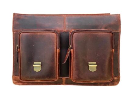 MESSENGER LEATHER BAG | SIDE BODY LEATHER BAGS FOR MEN - Image 5