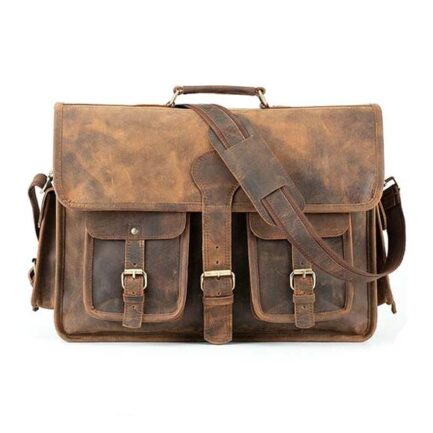 GENUINE LEATHER BAG | FULL GRAIN LEATHER BRIEFCASE