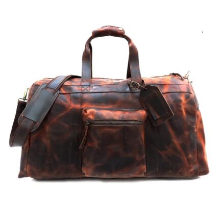 HANDCRAFT DUFFLE LEATHER BAGS | BUFFALO DUFFLE BAG - Image 4