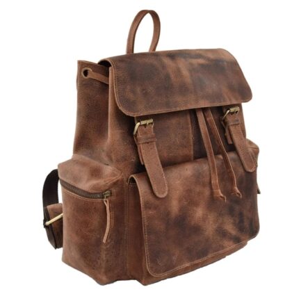 TRENDING HANDCRAFTED LEATHER BACKPACK | GENUINE LEATHER BACKPACK - Image 6