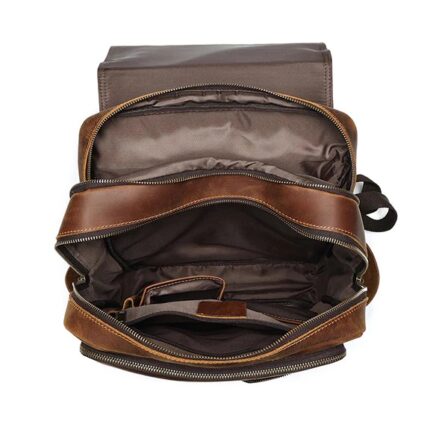 BUFFALO LEATHER BACKPACK | GENUINE LEATHER BACKPACK - Image 6