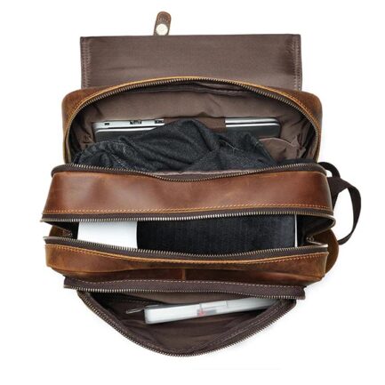 BUFFALO LEATHER BACKPACK | GENUINE LEATHER BACKPACK - Image 7