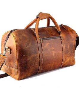 WEEKENDER LEATHER DUFFLE BAG