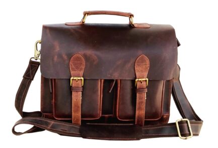 MESSENGER LEATHER BAG | SIDE BODY LEATHER BAGS FOR MEN - Image 2