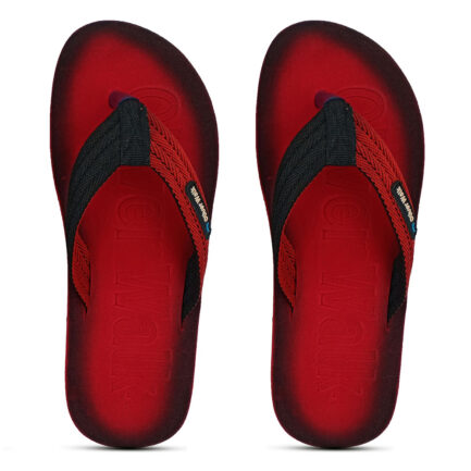 Emboss Comfort Red FlipFlop for Men - Image 7