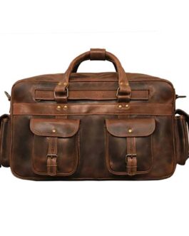 OFFICE BUFFALO LEATHER BRIEFCASE BAG