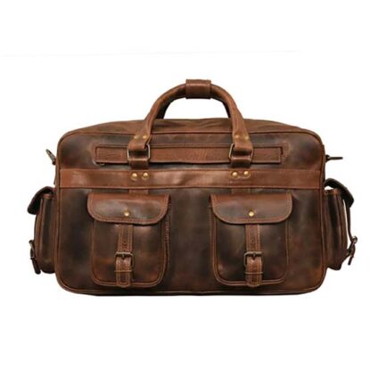 OFFICE BUFFALO LEATHER BRIEFCASE BAG