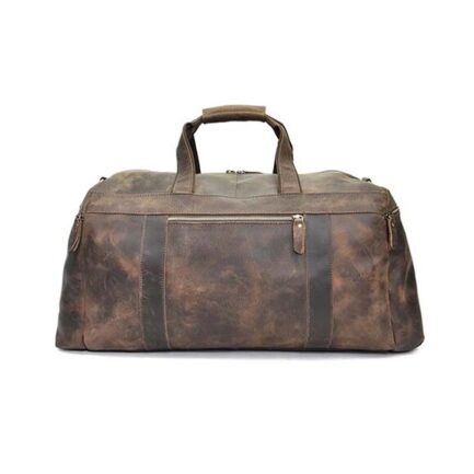 TRAVEL DUFFEL BAG | HEAVY DUTY GENUINE LEATHER BAG