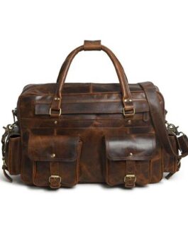 TRAVEL LEATHER BRIEFCASE | GENUINE LEATHER BAGS