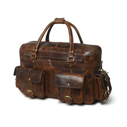 OFFICE BUFFALO LEATHER BRIEFCASE BAG - Image 3