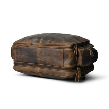 VINTAGE BUFFALO BRIEFCASE BAG | OFFICE USE BRIEFCASE BAG - Image 2