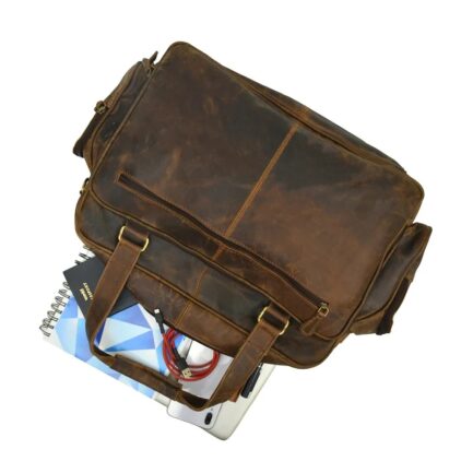 VINTAGE BUFFALO BRIEFCASE BAG | OFFICE USE BRIEFCASE BAG - Image 6