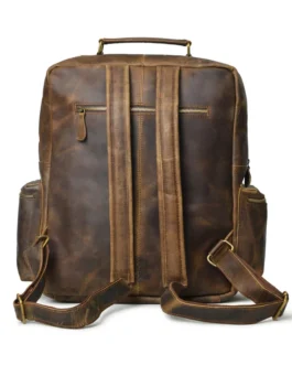 VINTAGE CLASSIC BUFFALO LEATHER BACKPACK | UNISEX BACKPACK