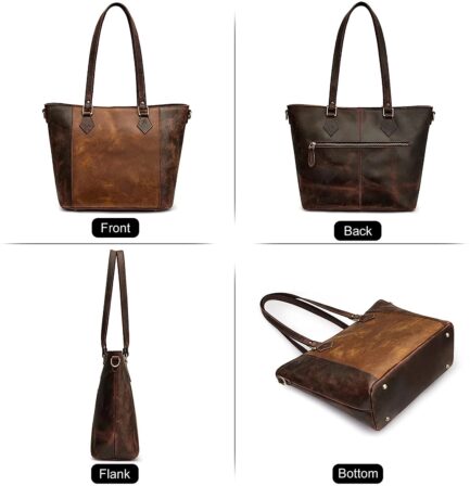 GENUINE LEATHER WOMEN'S BAG | BUFFALO LEATHER HANDMADE - Image 2