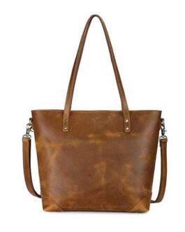 WOMEN SHOULDER BAG | VINTAGE BUFFALO LEATHER BAG